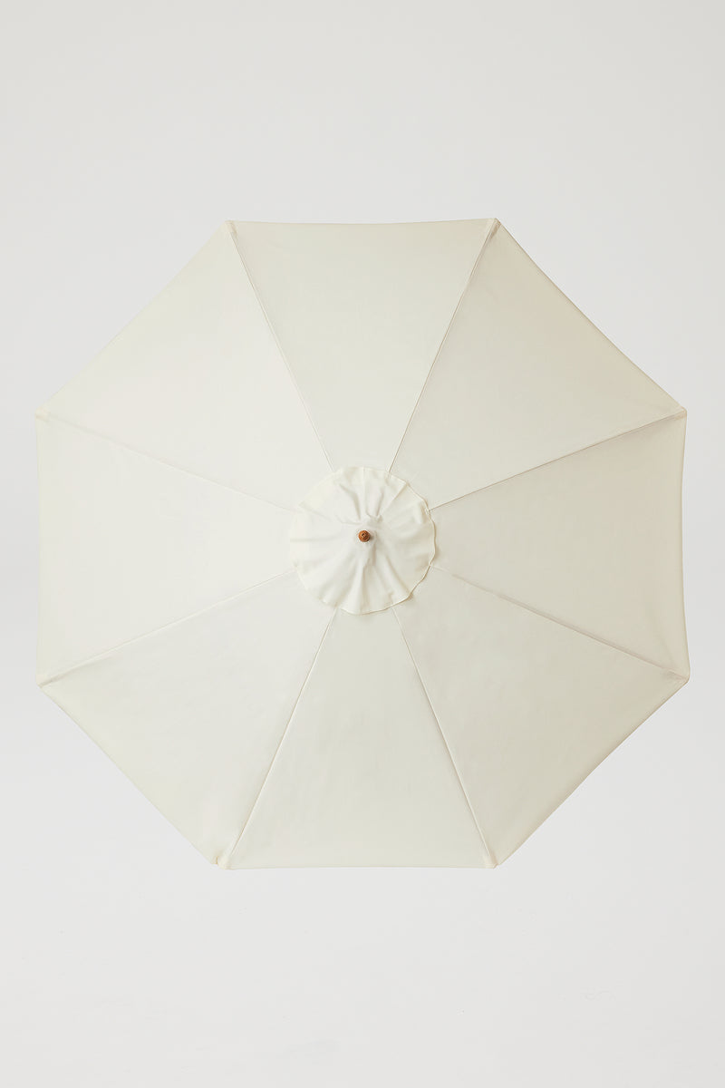 antique white scalloped patio umbrella SCALLOPED EDGE OUTDOOR UMBRELLA – Merci Maison