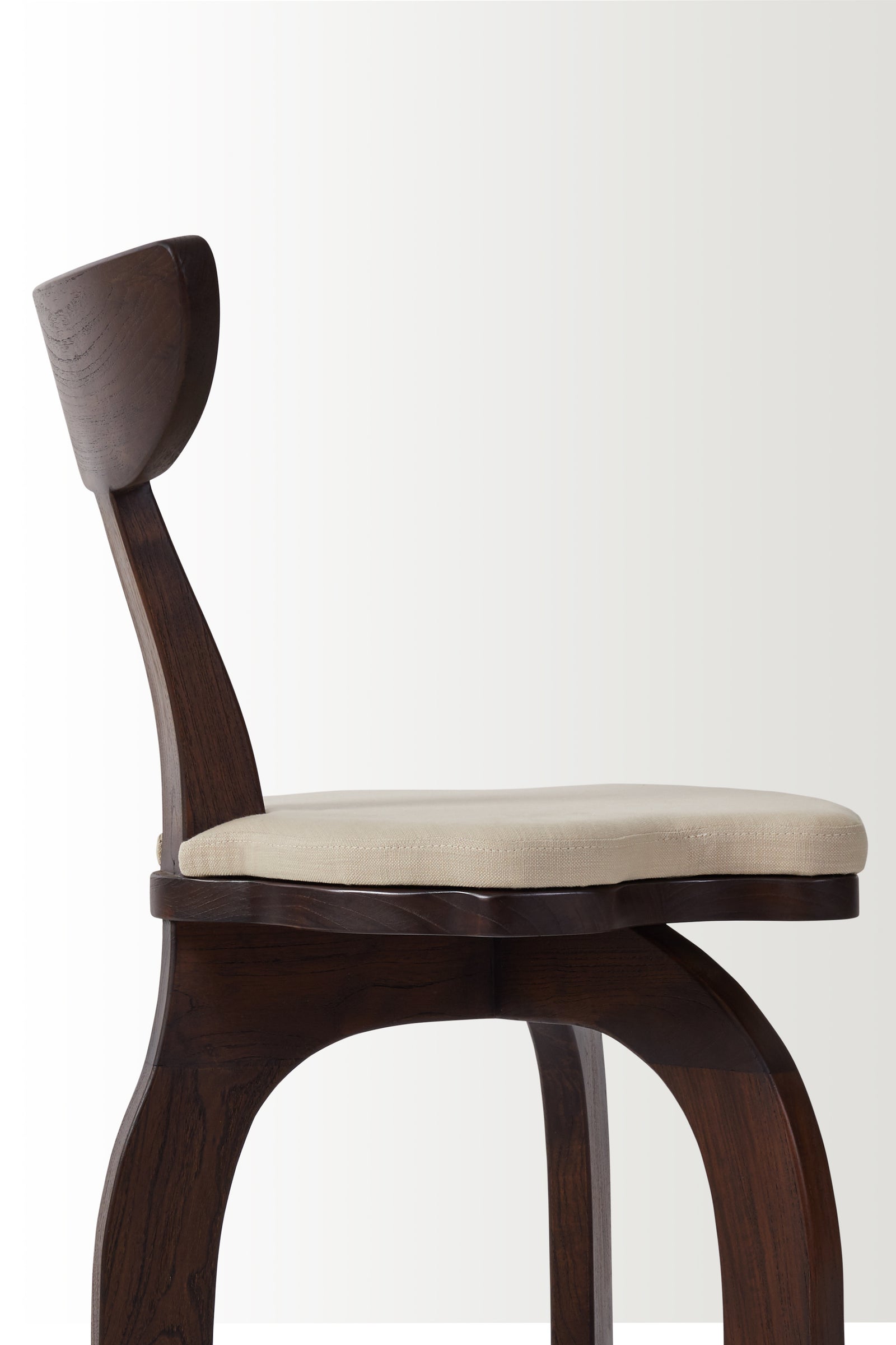 FRANCA WALNUT DINING CHAIR - BONE – Merci Maison