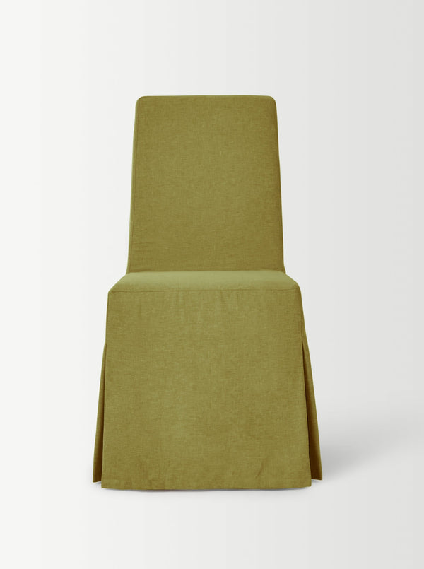 ADELINE DINING CHAIR - OLIVE GREEN