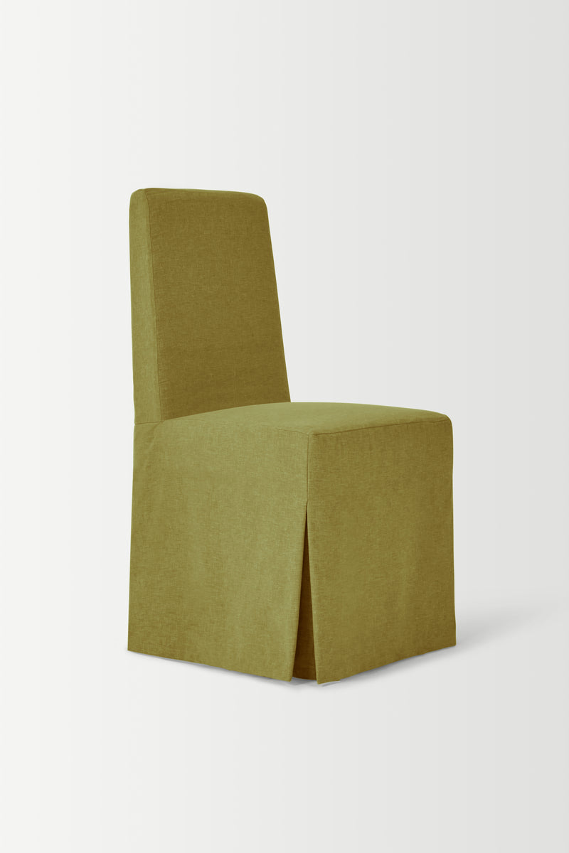 ADELINE DINING CHAIR - OLIVE GREEN