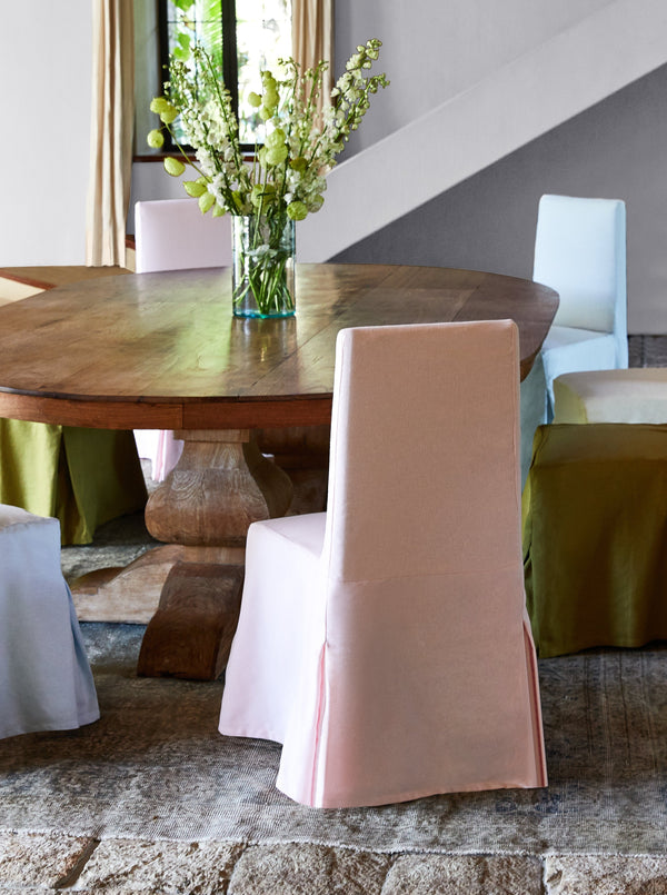 ADELINE DINING CHAIR - SOFT PINK